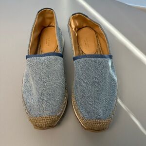 Rag & Bone Denim Espadrille Slip-Ons - Blue